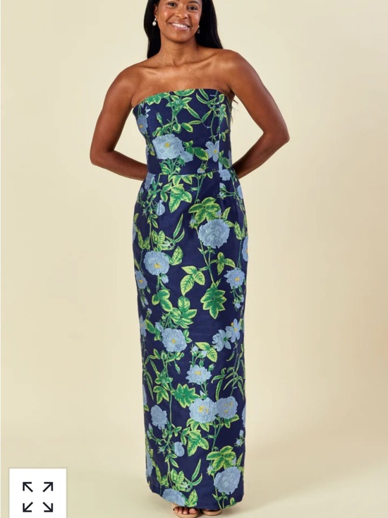 Lulakate Dresses & Skirts - Lula Kate Hannah Bodice with Brunch Skirt Floor in Camellia Jacquard
